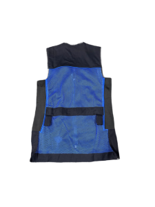 Mens comfort vest blue back